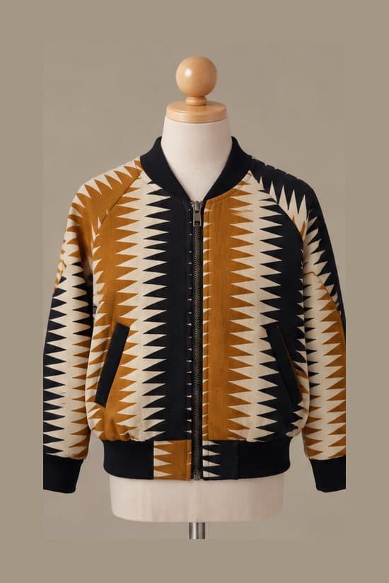 Bomber Jacket, Zip-front bomber jacket