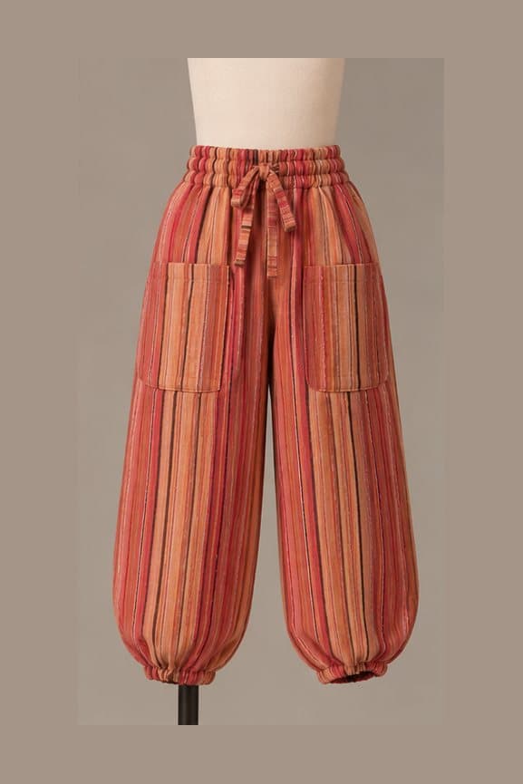 Ravi Trousers, Relaxed drop-crotch trousers