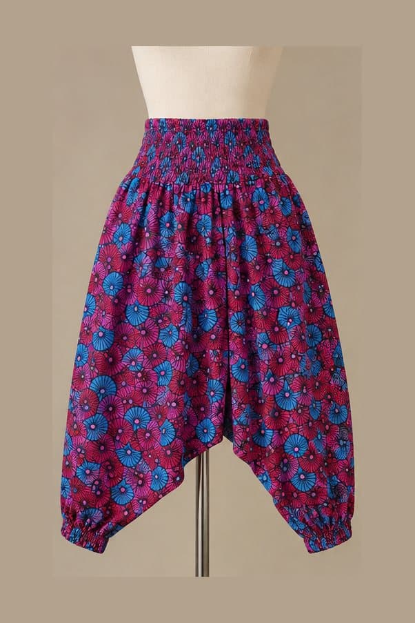 Theo Trousers, Relaxed drop-crotch trousers